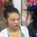北京騒然！　地下鉄車内に「顔面コンドームペタペタ女」大量発生で大パニック!?