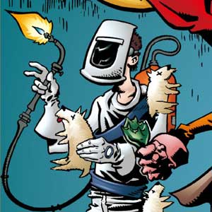 2ページ目 気が狂っている B級ヒーロー 犬溶接マン とゴッサム