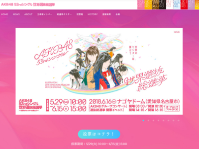 AKB48『世界選抜総選挙』、オークションサイトの投票券が大暴落