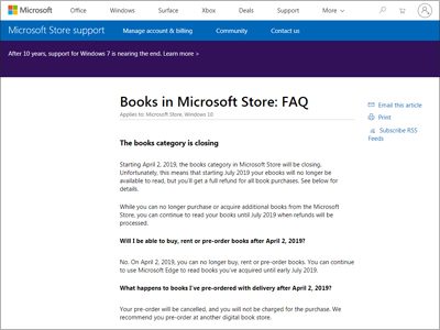Microsoft Storeでの販売終了で、がぜん現実味を帯びる電子書籍の脆弱性の画像1