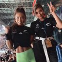 ローラとAYA、ラグビーW杯観戦報告にネット上から賛否の声「なんつー格好で」「にわか臭い」