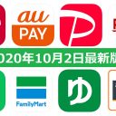 【10月2日最新版】PayPay・楽天ペイ・au PAY・d払い・LINE Pay・FamiPayなどキャンペーンまとめ