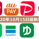 【10月15日最新版】PayPay・楽天ペイ・au PAY・d払い・LINE Pay・FamiPayなどキャンペーンまとめ