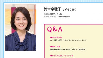 NHK『あさイチ』に大ピンチ到来!　新MCにガチガチの硬派鈴木奈穂子アナ就任で視聴者がソッポ!?の画像1