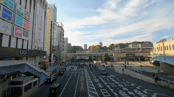 上野駅周辺の様子