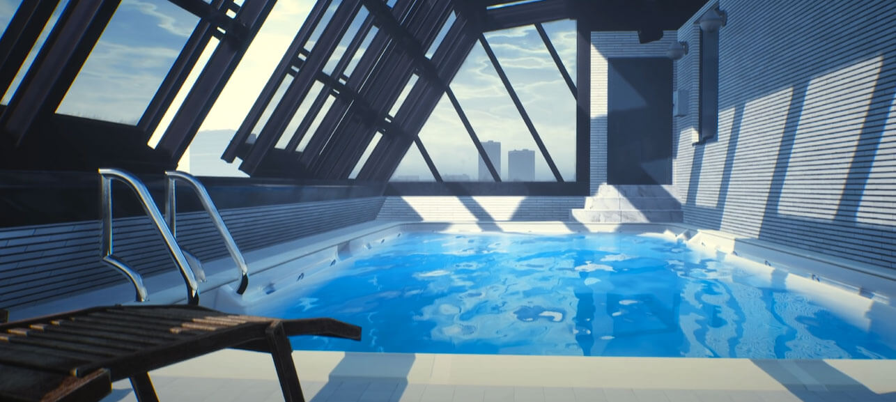 なんだこの世界観!? 突如発表されたRPG『昭和米国物語』には大事MAN+例のプール!の画像3