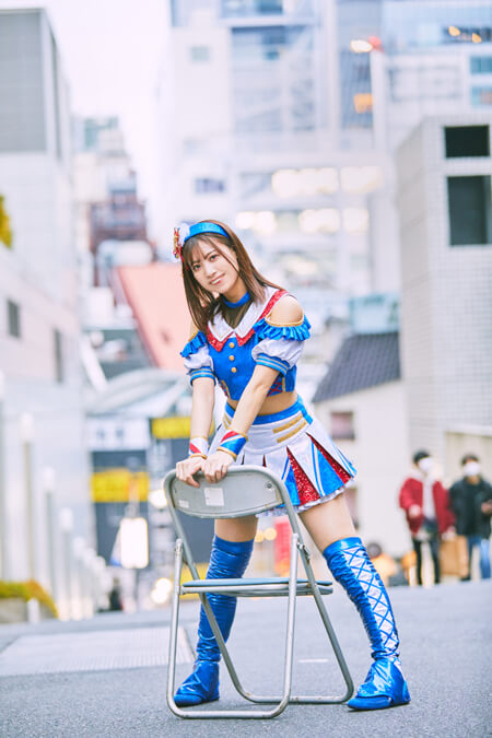 SKE48でプロレスラー。荒井優希が語る、トリコロールなコスチュームの魅力はアイドル衣装とここが違う！の画像3